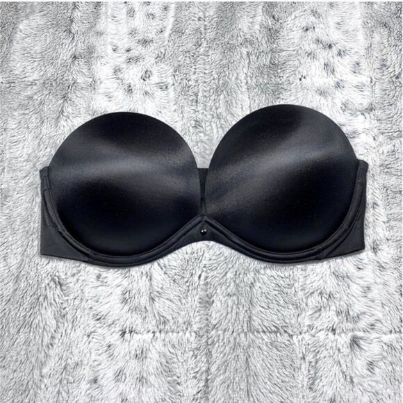 💖Victoria’s Secret Very Sexy Strapless Bra in BLACK, Size: 34D - Picture 3 of 7